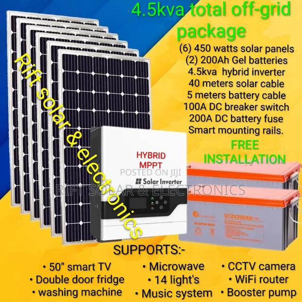 Boma Smart Solar Solution 4.5kva Total Home Off-Grid Package - main view