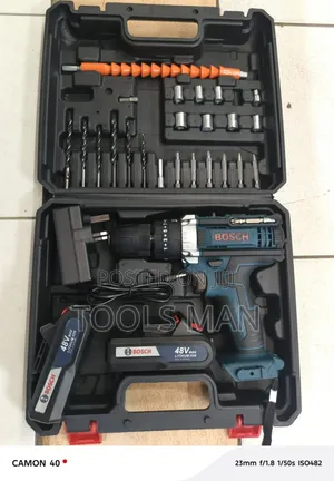 Bosch 48v Max Lithium Ion Cordless Drill Set.