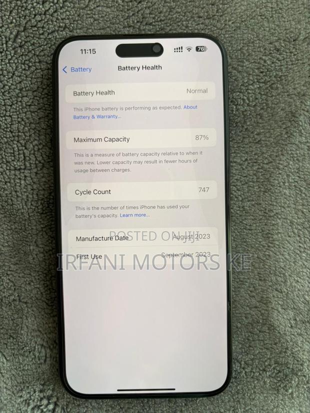 Apple iPhone 15 Pro Max 256 GB Blue - main view