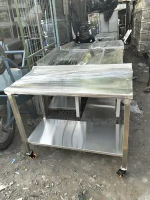 Stainless Steel Working Table With Wheels