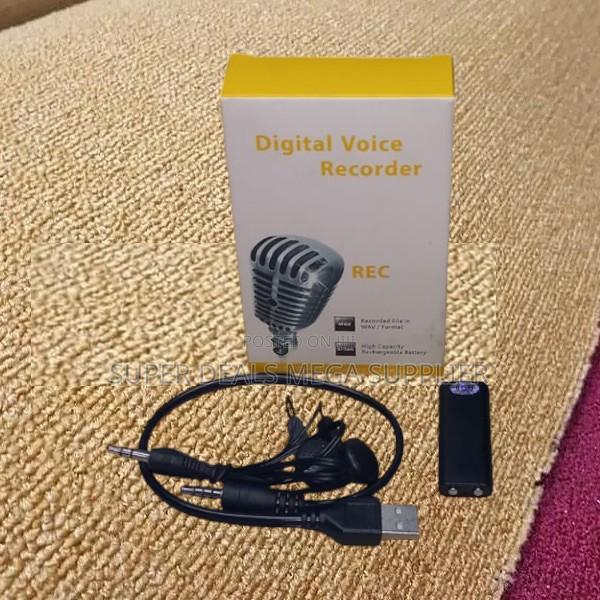 Portable Usb Rechargeable Voice Recorder With Built- In Mic, Earphones
