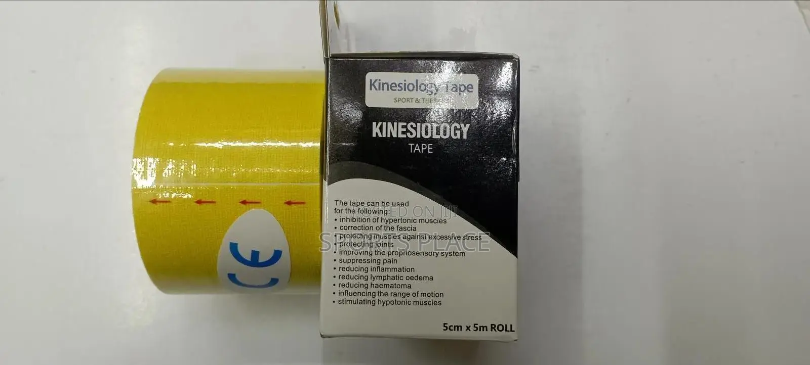Yellow K-Tape for Sport and Therapy