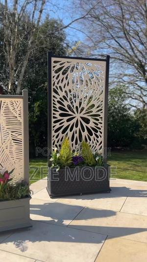 Composite Planters With Decorative Screens - main view