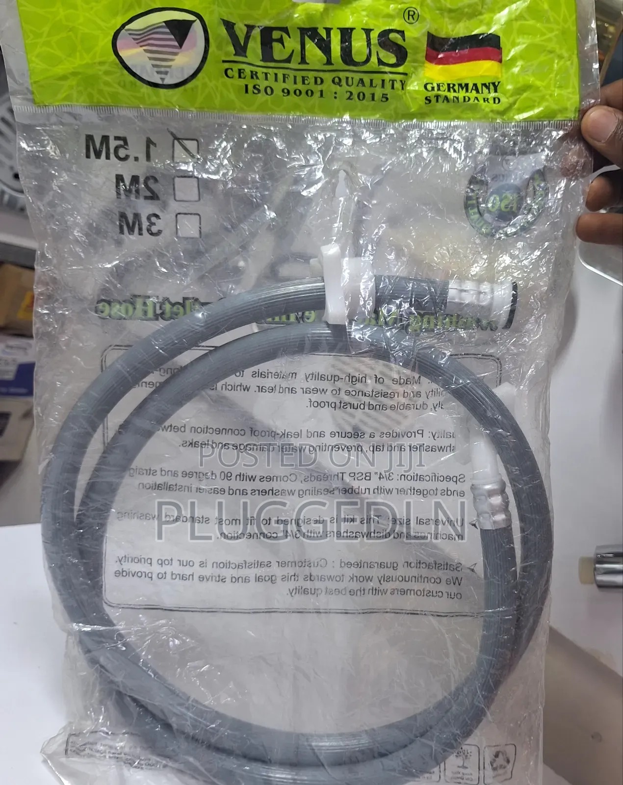 Venus Washing Machine Inlet Pipe* – 1.5 Meters