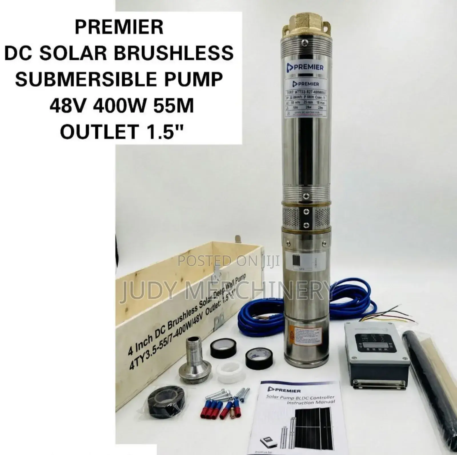 Dc Brushless Water Pump 55mtrs 400watts