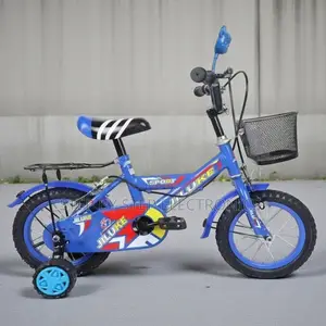 12 Inch Kids Starter Bicycle 2–5 Years Fun Cartoon Colorful Frame