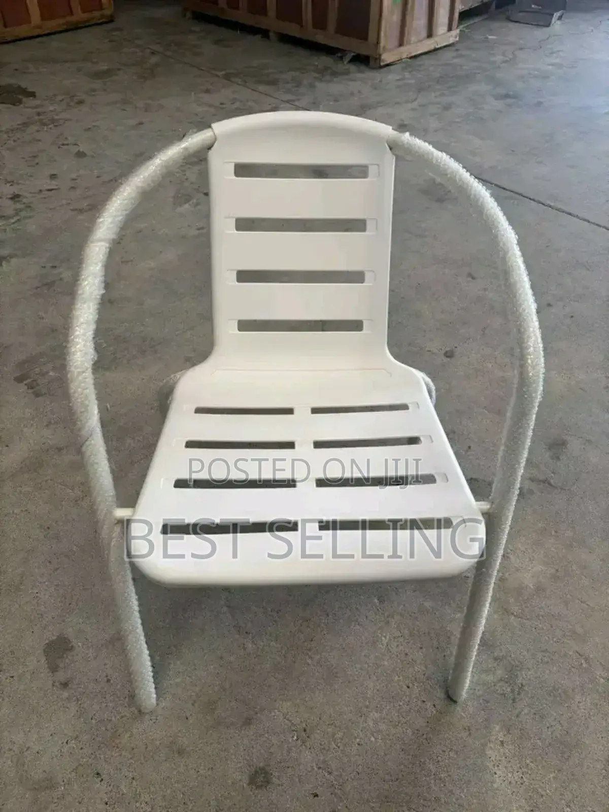White Outdoor Seat