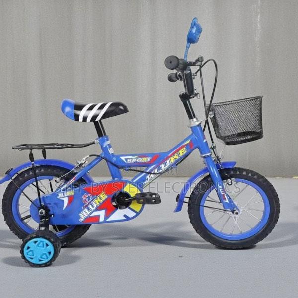 High-Quality 12 Inch Kids Bike 2–5 Yrs Sturdy Frame Cartoon Style