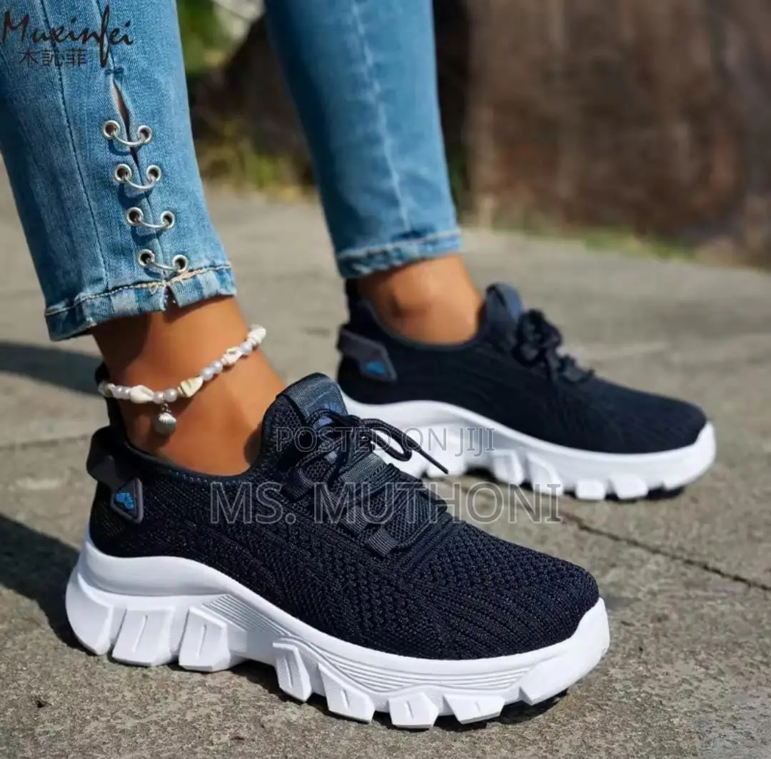 Double Sole Mesh Breatheable Ladies Sneakers Sizes 37 43