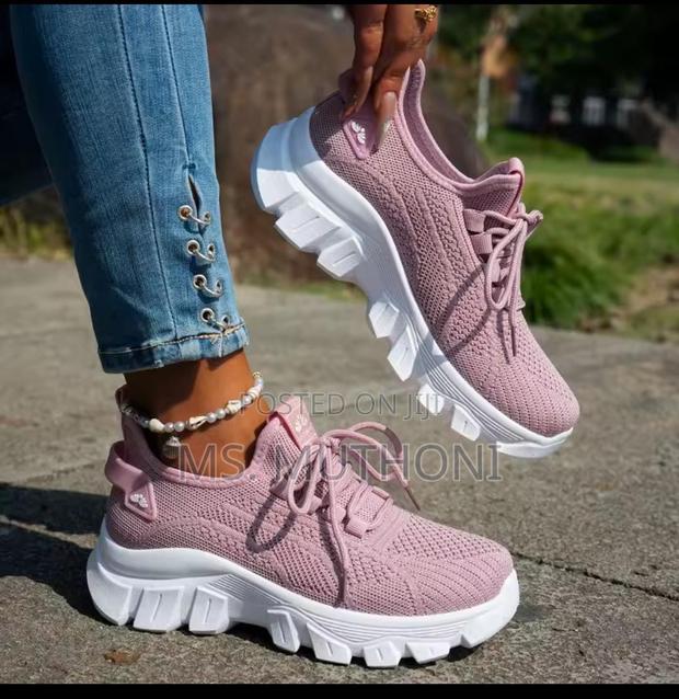 Double Sole Mesh Breatheable Ladies Sneakers Sizes 37 43 - thumbnail 2