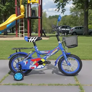 12 Inch Kids Bike 2–5 Years Sturdy Frame With Training Wheels and Seat