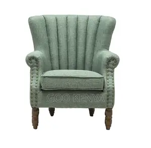 Home Sofa; Tufted Accent Armchair — Green Lounge Chair for Living Room