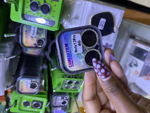 Maneer Redmi Note 13 Pro 5g Ring Glitter Camera Lens Protector - thumbnail 3