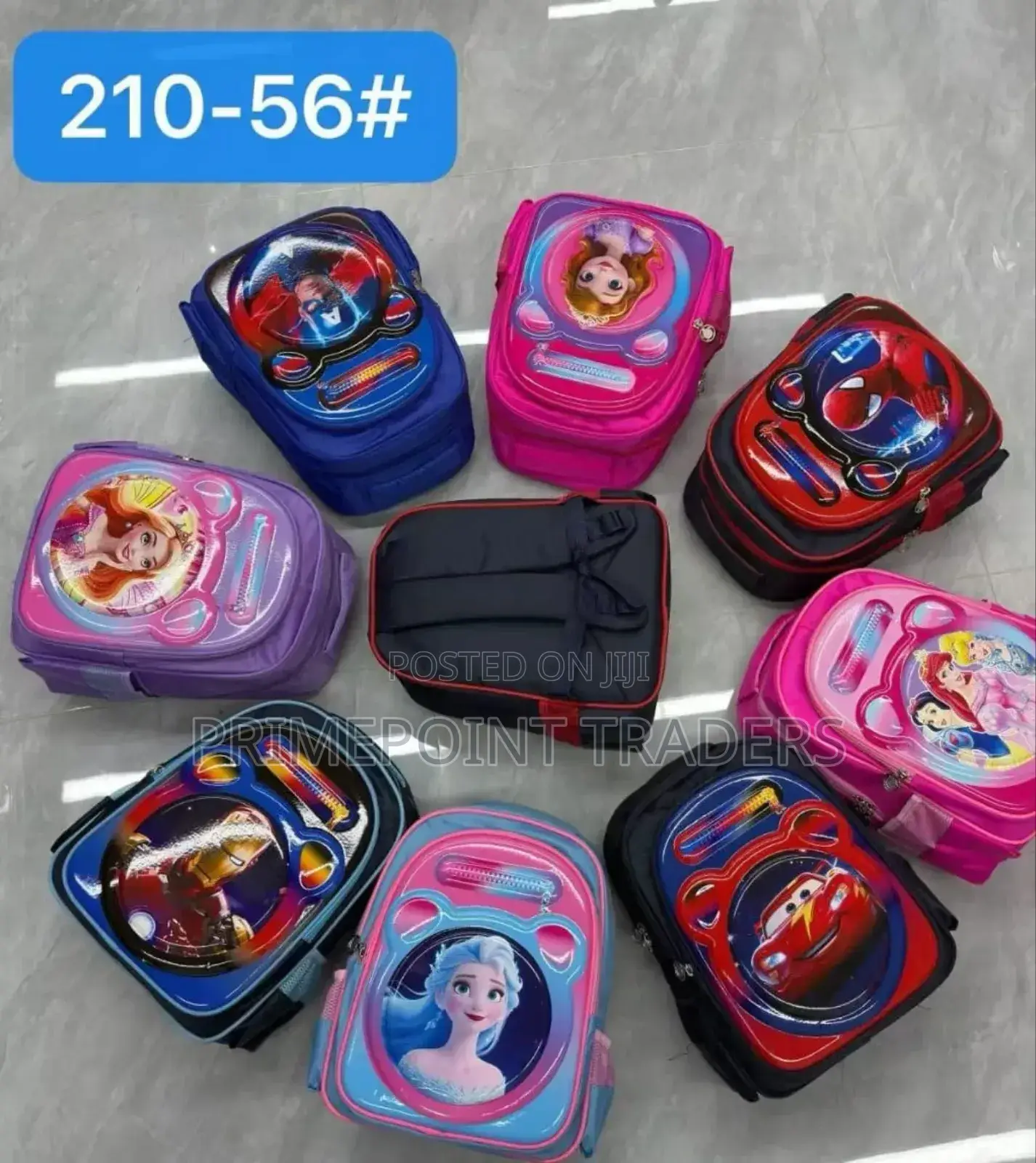 Kids Cartoon Bag 
Waterproof 
With Multiple Pockets