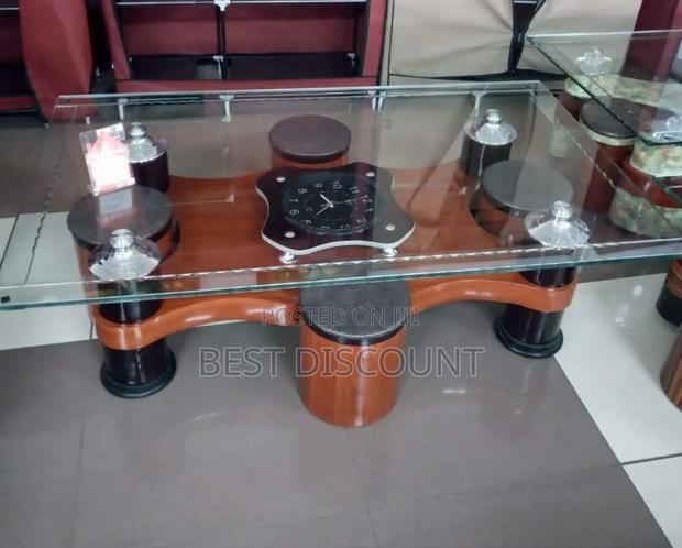 Poof Glass Coffee Table - main view