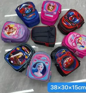2. “Kids Waterproof Cartoon School Bag – Spacious, Durable Fun”