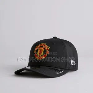 Manchester United Good Quality Black Embroidery Baseball Cap