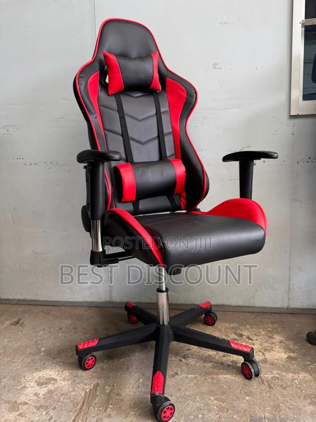 Gaming Chair (Red and Black) - main view