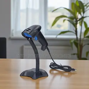 Usb Handheld Laser Barcode Scanner With Stand Automatic Detection
