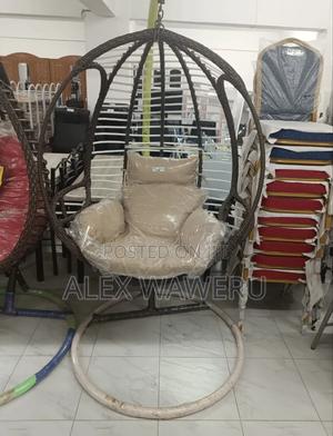 Executive Outdoor Swing Chair – Luxury Comfort for Your Patio”