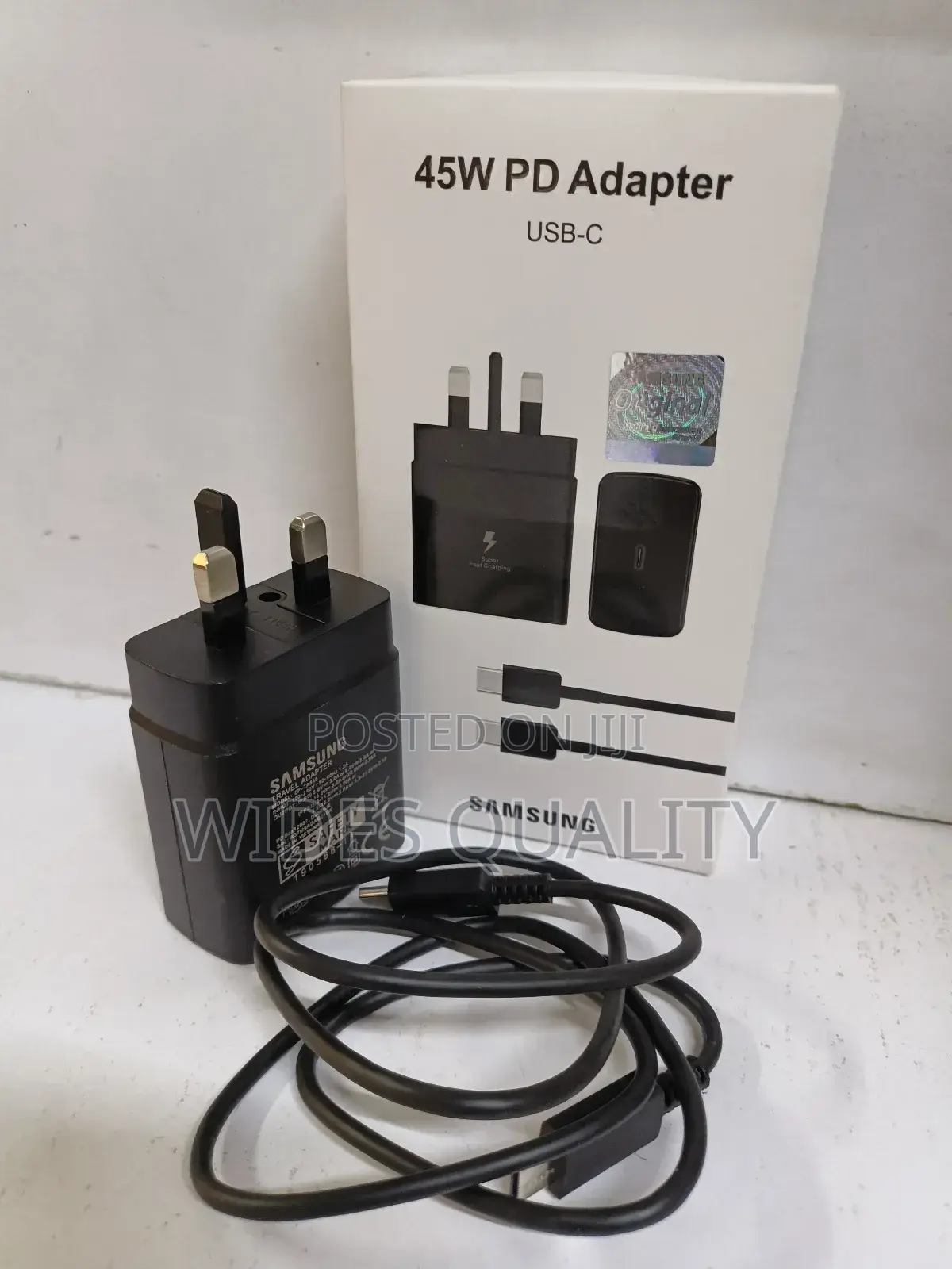Original Samsung Charger 45 Watts C to C Type