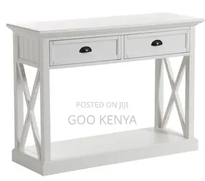 Home Table; Vintage Style Wooden Hallway Console Table With Storage