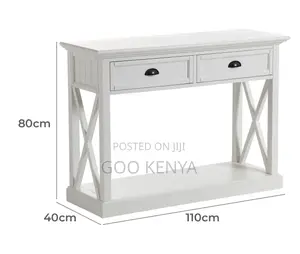 Home Table; Vintage Style Wooden Hallway Console Table With Storage