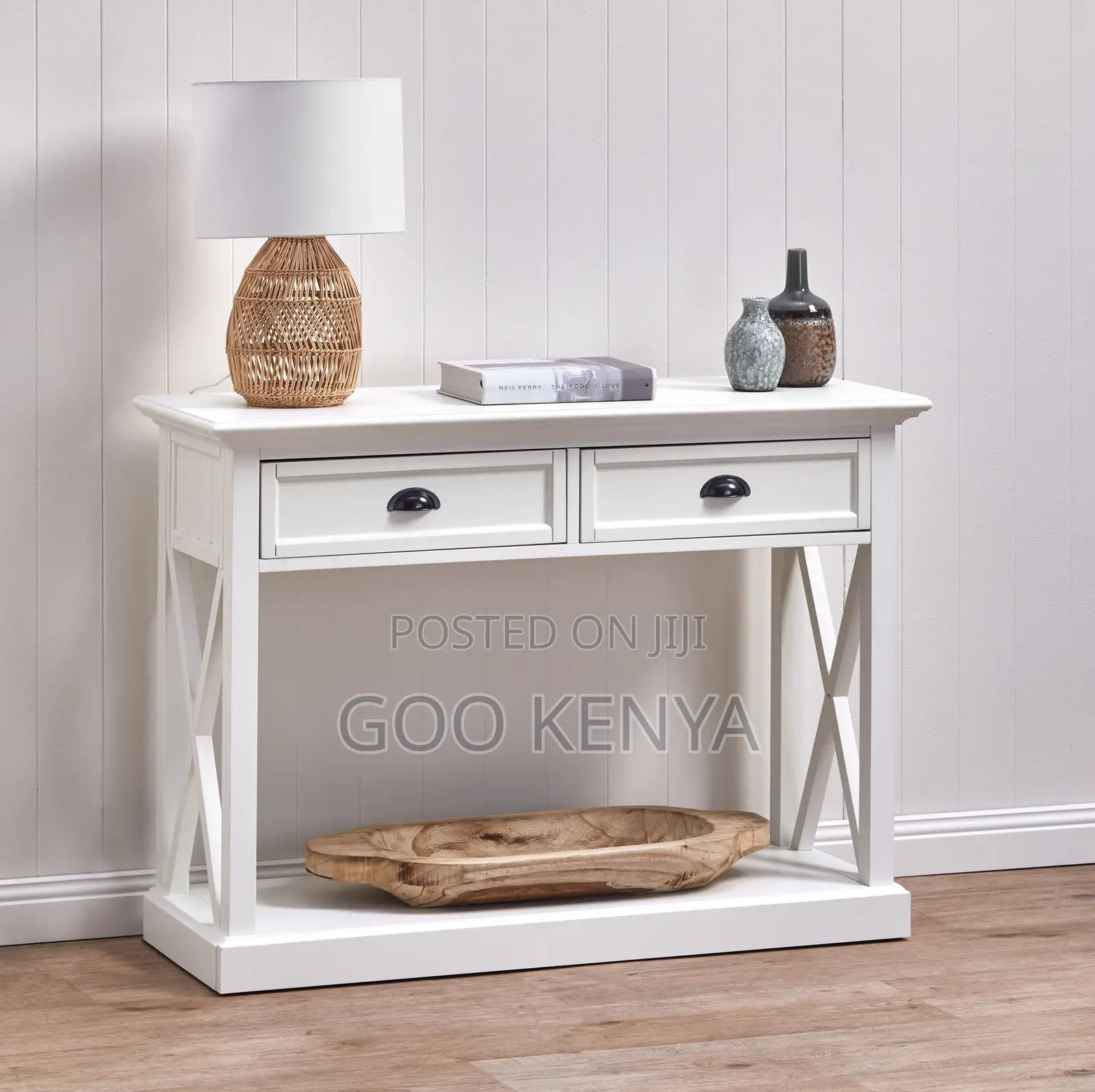 Home Table; Vintage Style Wooden Hallway Console Table With Storage
