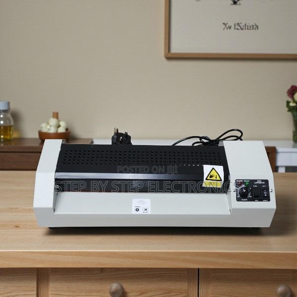 Fast Warm-Up A3 A4 Professional Laminator Heavy Duty Metallic