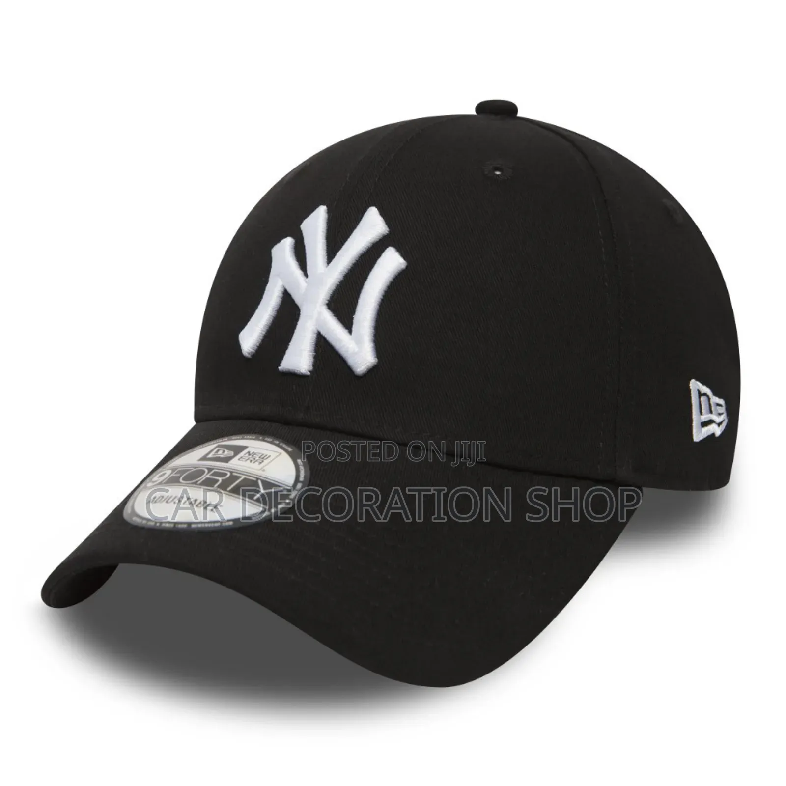 Black New York Yankee Adjustable Caps