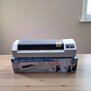 A3 A4 Heavy Duty Laminator Metallic Body Silicon Roller Design
