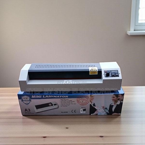 A3 A4 Heavy Duty Laminator Metallic Body Silicon Roller Design - main view
