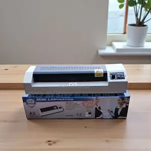 A3 A4 Heavy Duty Metallic Laminator With Smooth Feed Heating Rollers