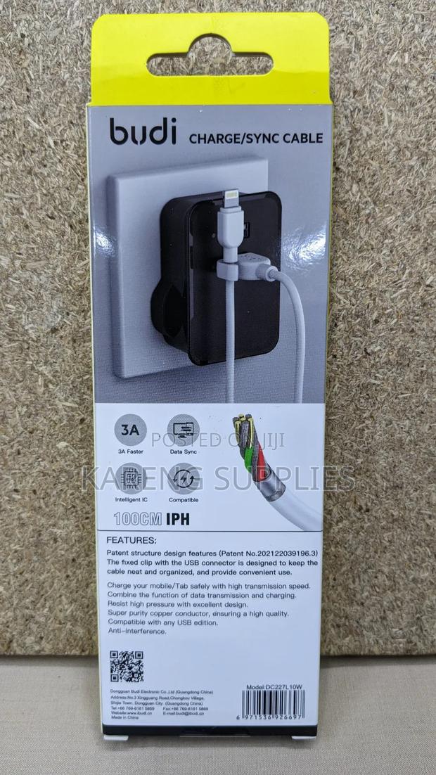 Budi 3a iPhone Data Cable - thumbnail 2
