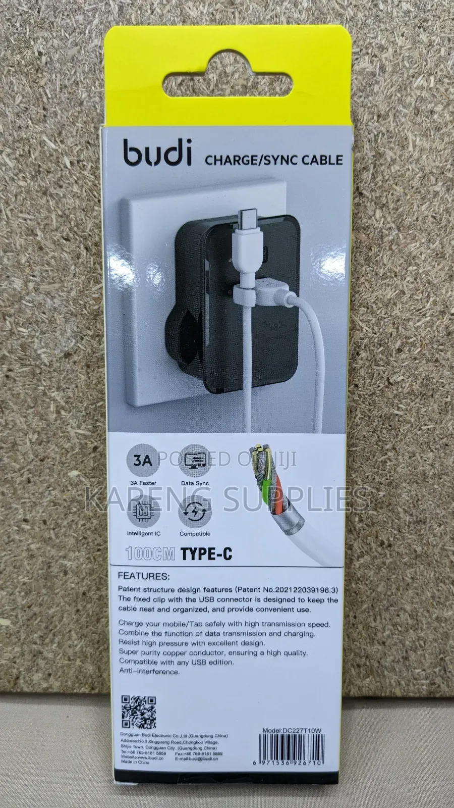 Budi Type-C Data Cable