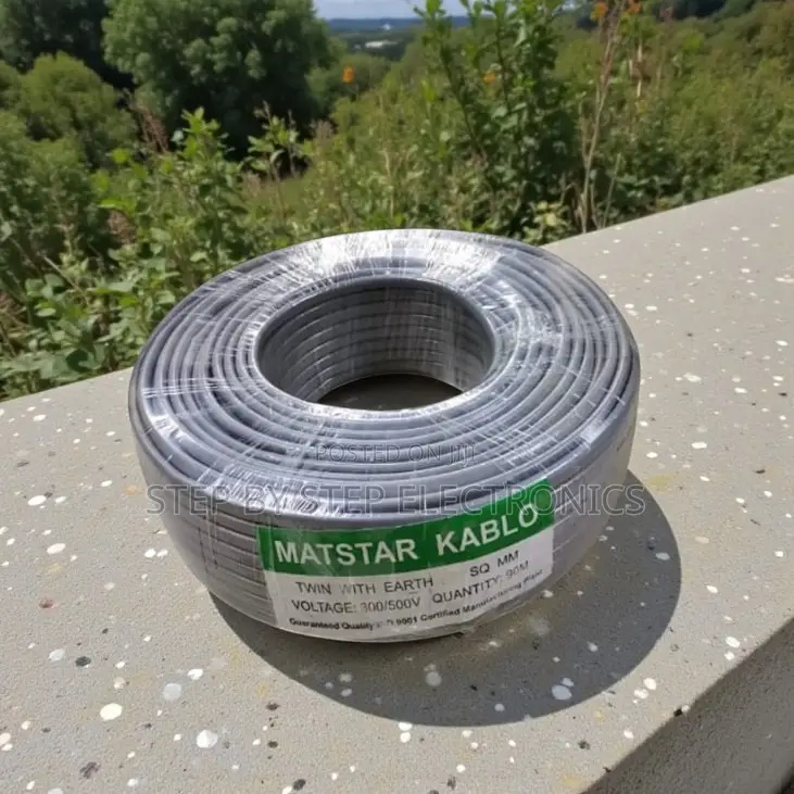 Long Lasting Flame Resistant 2.5mm Twin With Earth Electrical Cable