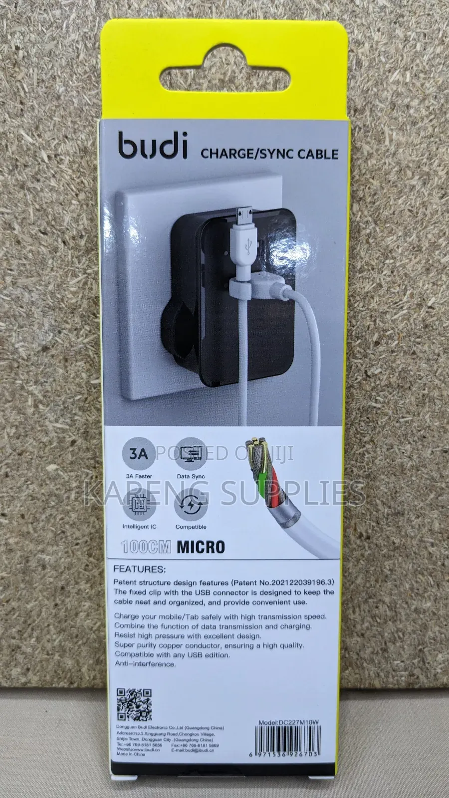Budi Micro Usb Data Cable
