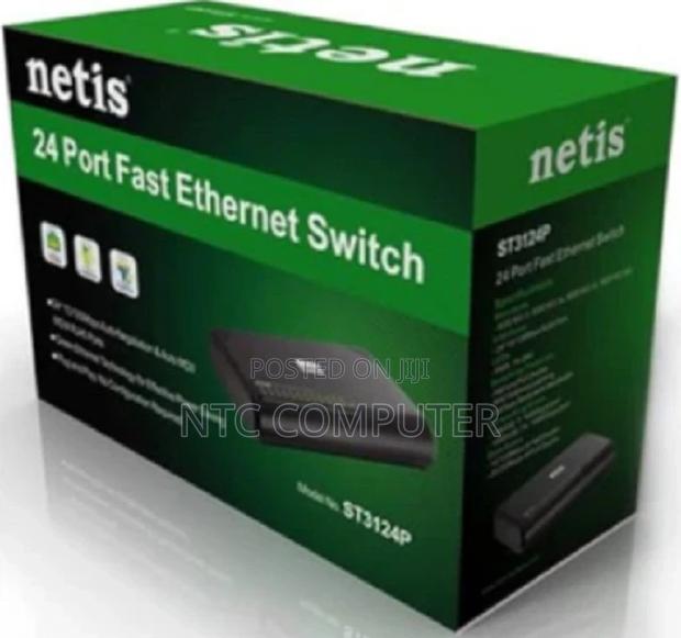 Netis St3124p 24 Port Fast Ethernet Switch