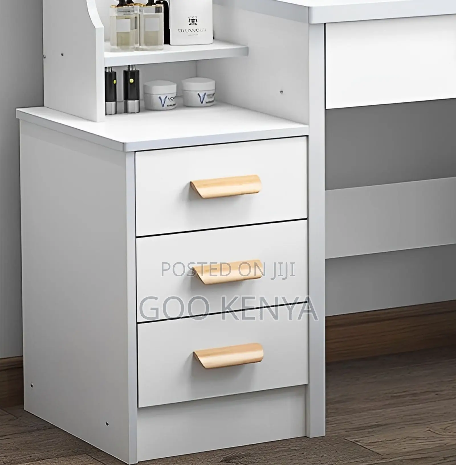 Home Dressing Mirror; Vanity Table Set — Adjustable Sliding Mirror