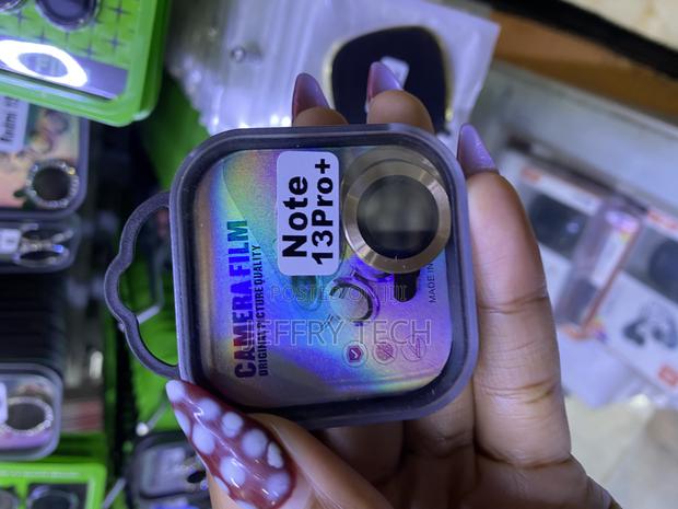 Bkee Camera Lens Protector for Redmi Note 13 Pro Plus Ring Metal-Gold - main view