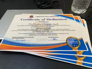 Certificate Printing Services in Mombasa
