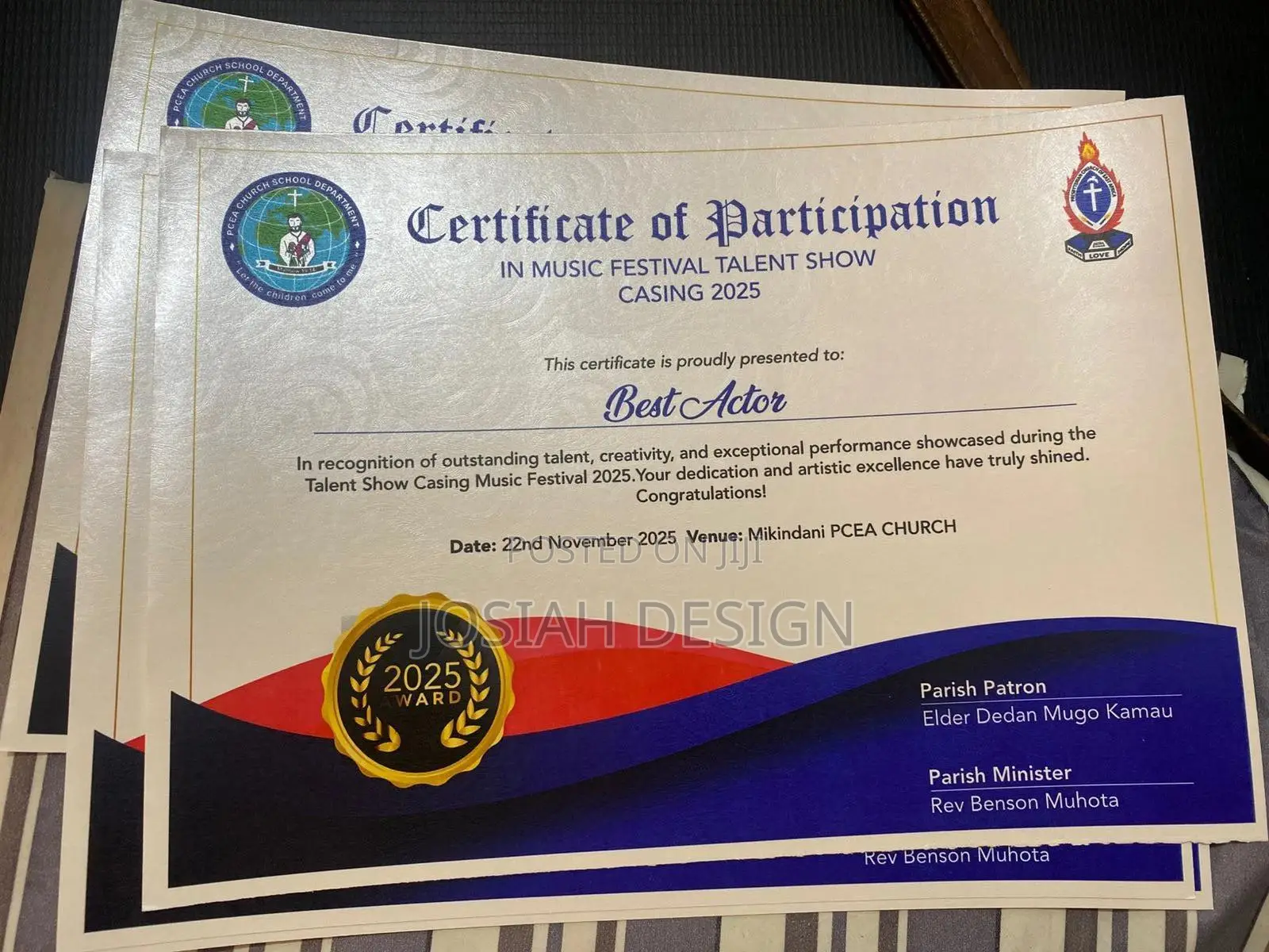 Certificate Printing Services in Mombasa