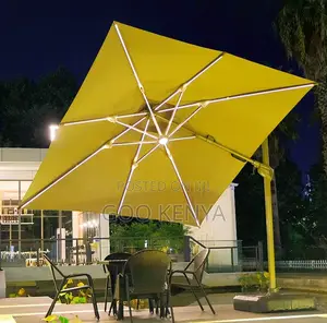 Home Sun Umbrella; Oversized Outdoor Parasol — Cantilever Design