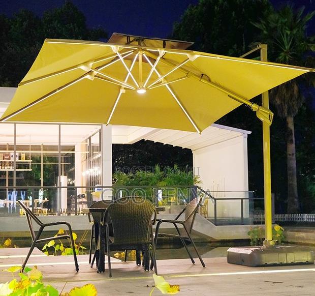 Home Sun Umbrella; Oversized Outdoor Parasol — Cantilever Design - thumbnail 6
