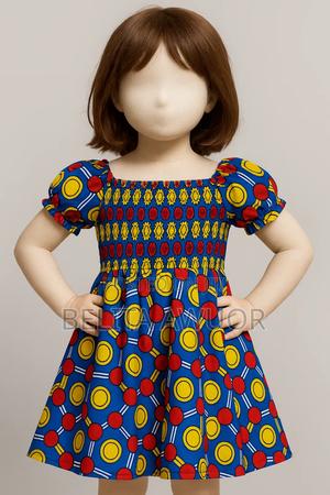 Vibrant Ankara Dress - main view
