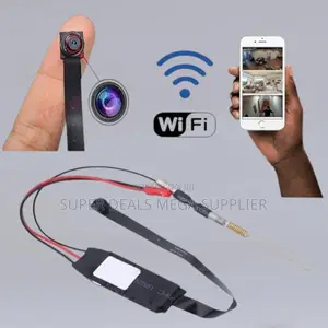 Mini Wifi Pin Hole Camera With 108° Wide Angle Lens and Ir Night Mode
