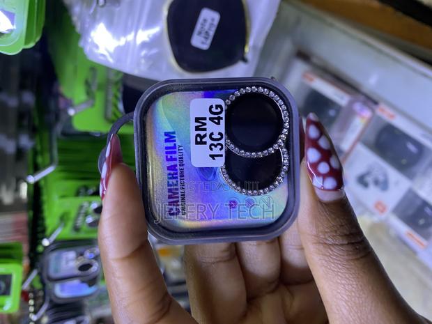 Mikeea Tempered Glass Camera Lens Protector for Redmi 13c 4g Glitter - main view