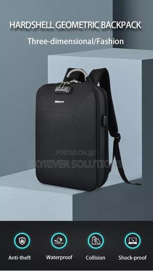 Wirlsoon With Silver Handle Executive Backpack - main view