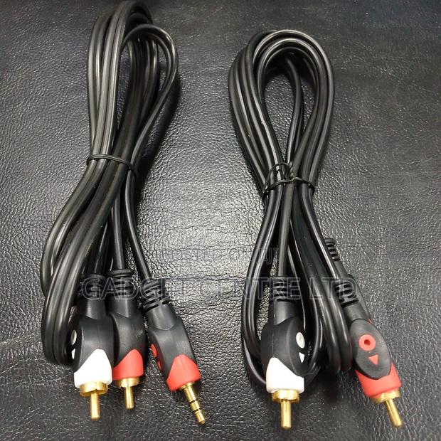 Audio Cable Rca 2 by 1 1.5m Original Cable - thumbnail 2
