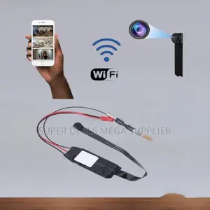 Mini Indoor Pin Hole Camera With Wide Angle 108° Lens and Ir Night